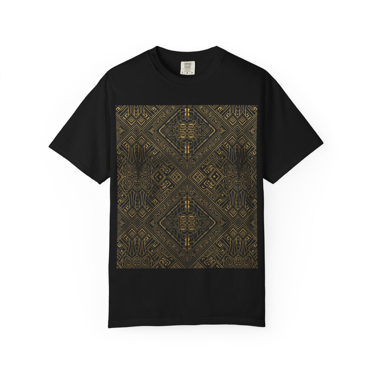 Maori Ethnic Print T‑Shirt — Vintage Tribal Pattern Tee