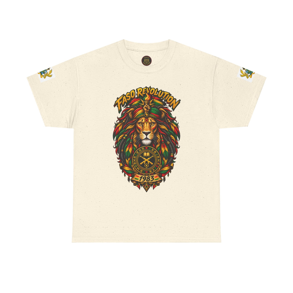 Faso Lion Revolution Tee — Reggae Lion Graphic T-Shirt