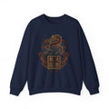 Dragon Crest Crewneck Sweatshirt — Asian Calligraphy Emblem