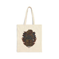 Dragon Crest Canvas Tote Bag — Vintage Asian-Inspired Dragon Design
