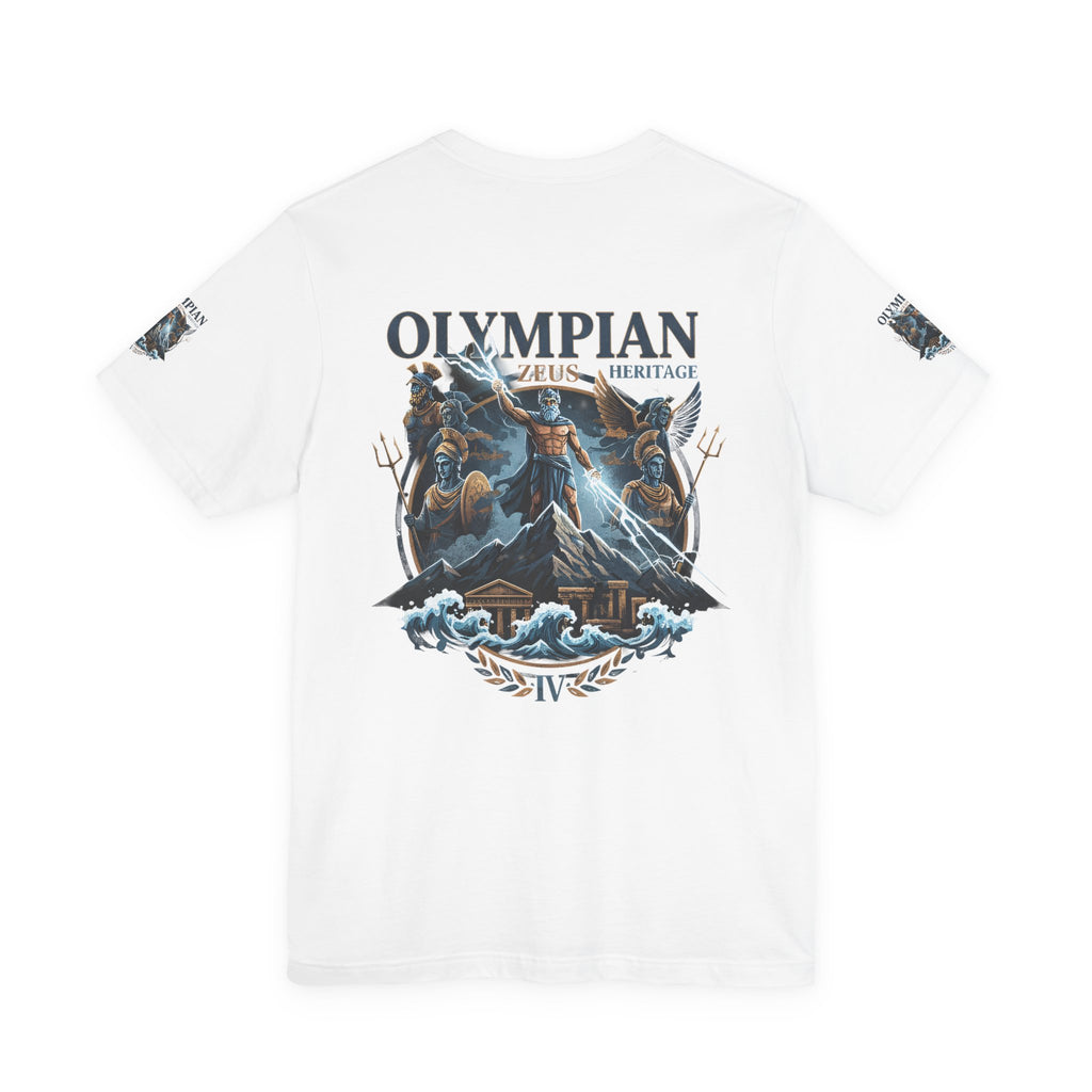 Olympian Zeus Heritage Tee — Mythology Graphic T-Shirt