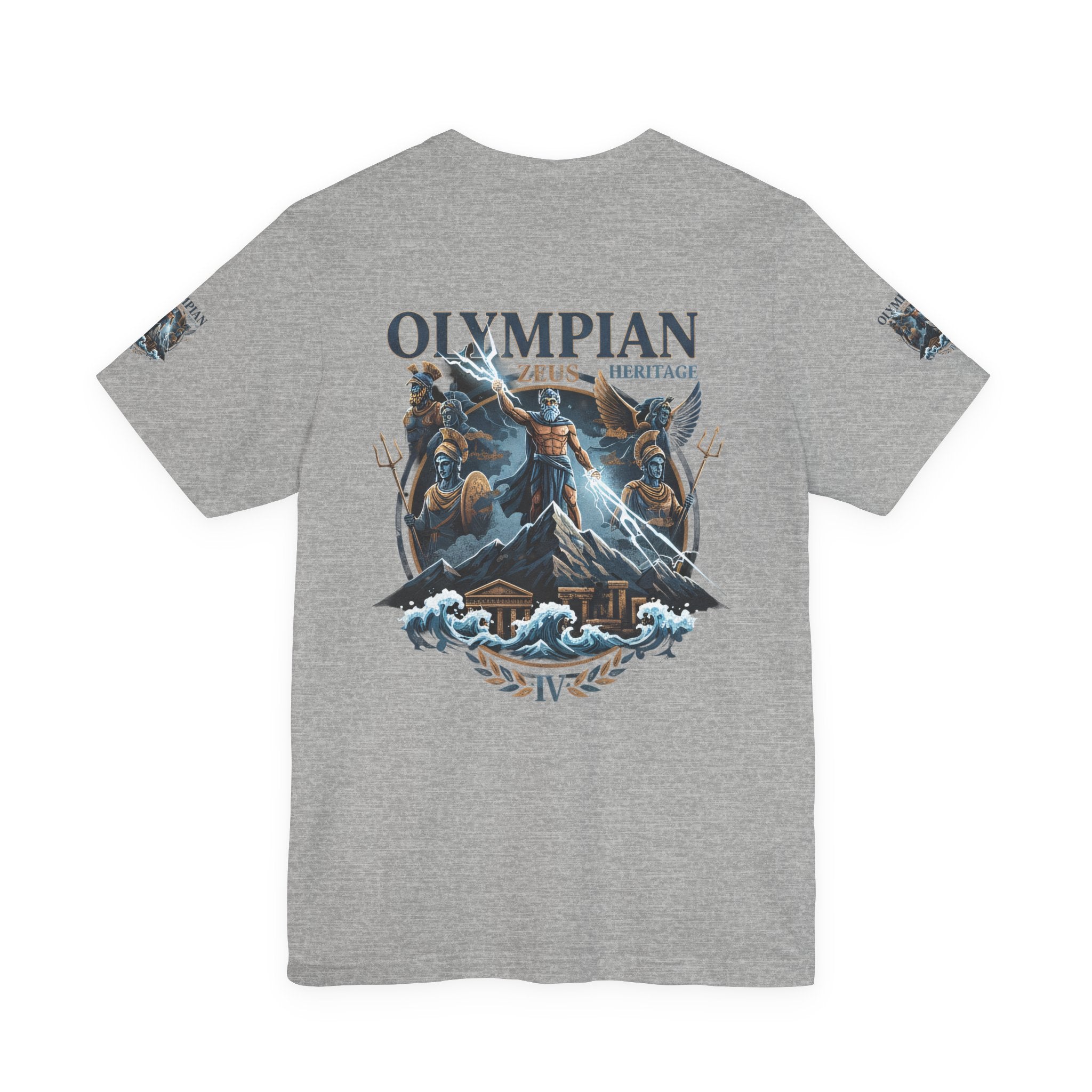 Olympian Zeus Heritage Tee — Mythology Graphic T-Shirt
