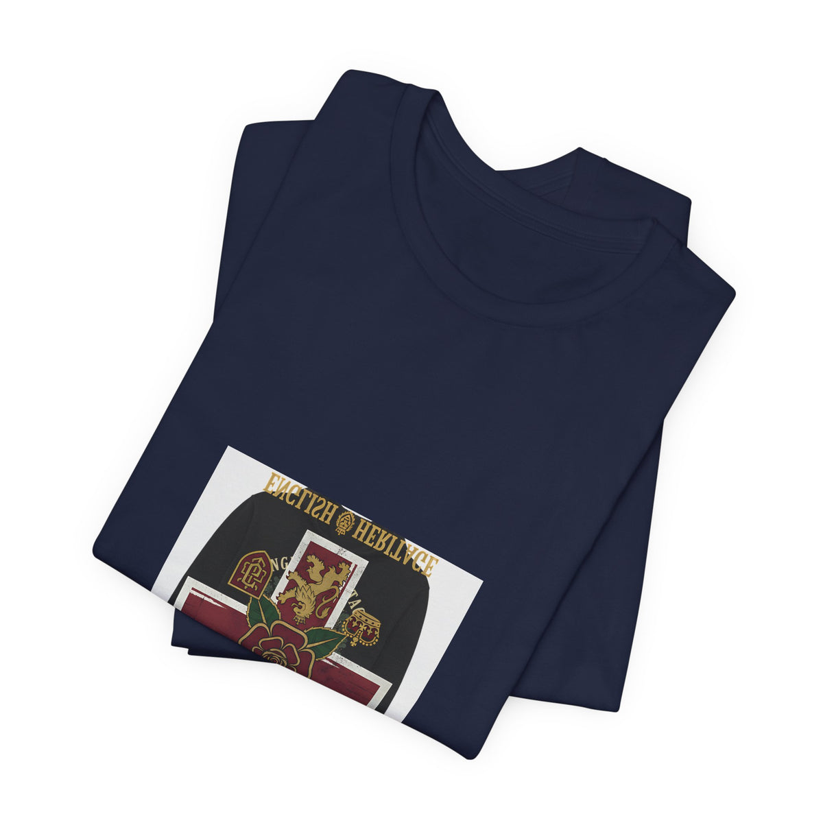 Medieval Rose Cross Tee — Vintage Heraldry Graphic T-Shirt