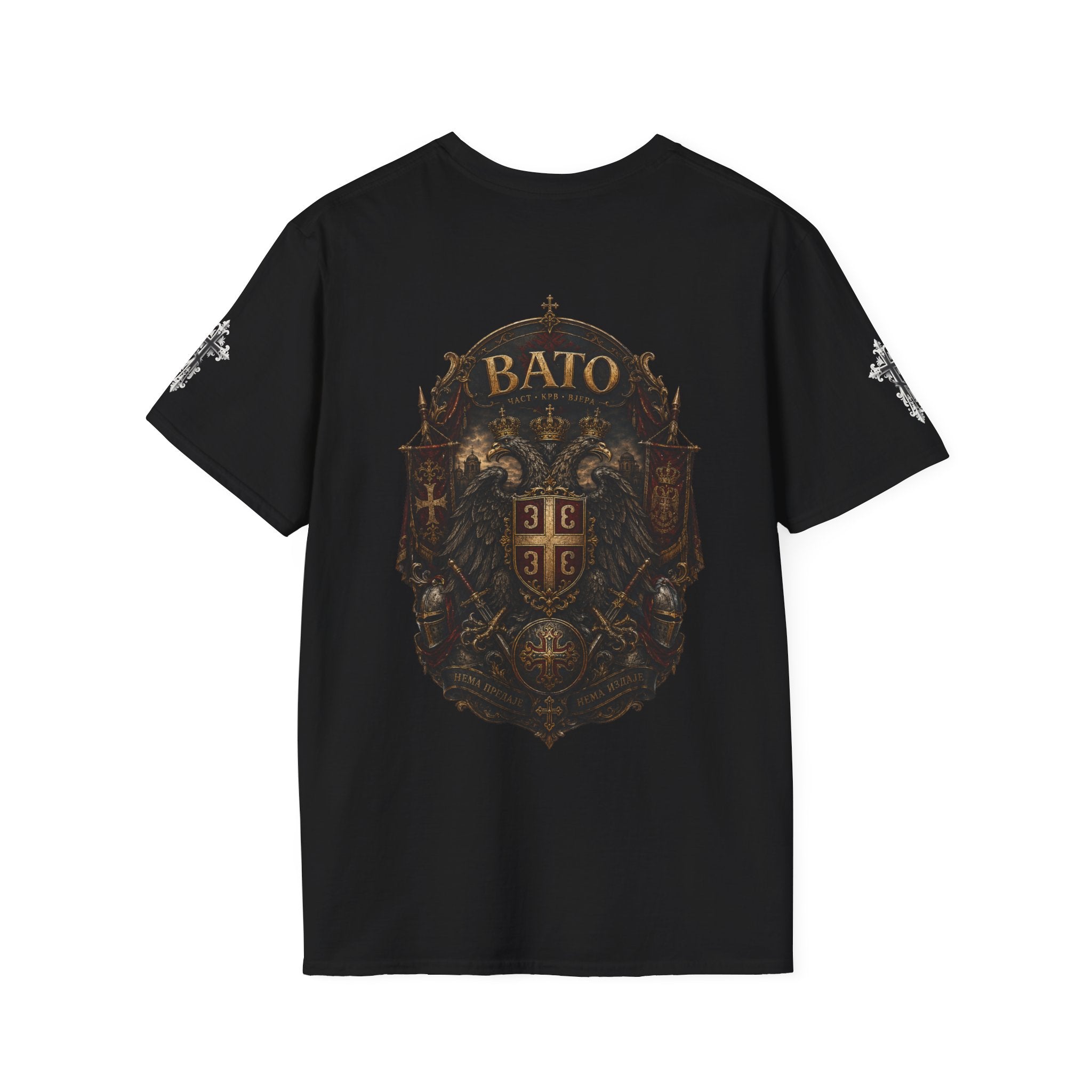 BATO Crest T‑Shirt — Vintage Heraldic Shield Graphic Tee