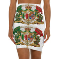 Italian Coat of Arms Pencil Skirt — Vintage Savoy Kingdom Crest Midi