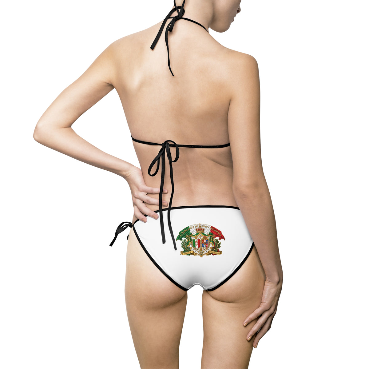 Italian Coat of Arms Bikini — Women’s Triangle Swimsuit