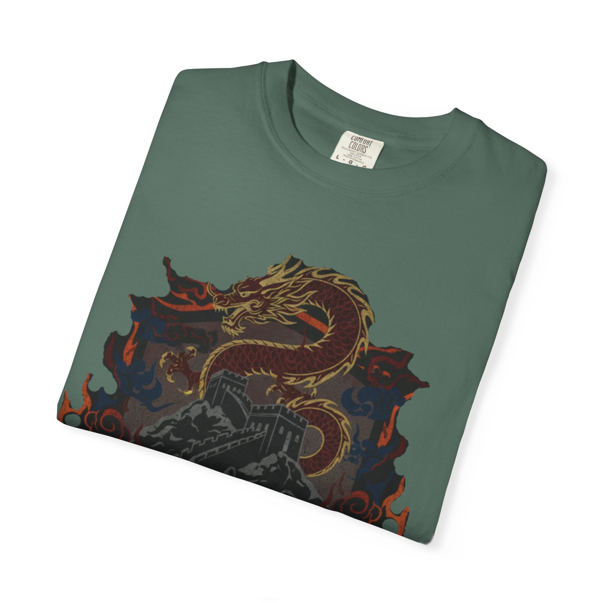Dragon Crest T-Shirt — Asian Mythic Serpent Graphic Tee