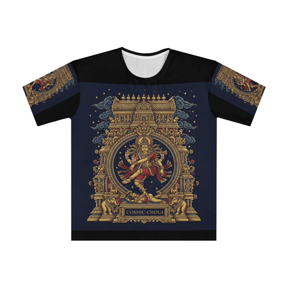 Cosmic Chola Shiva All-Over Print T‑Shirt