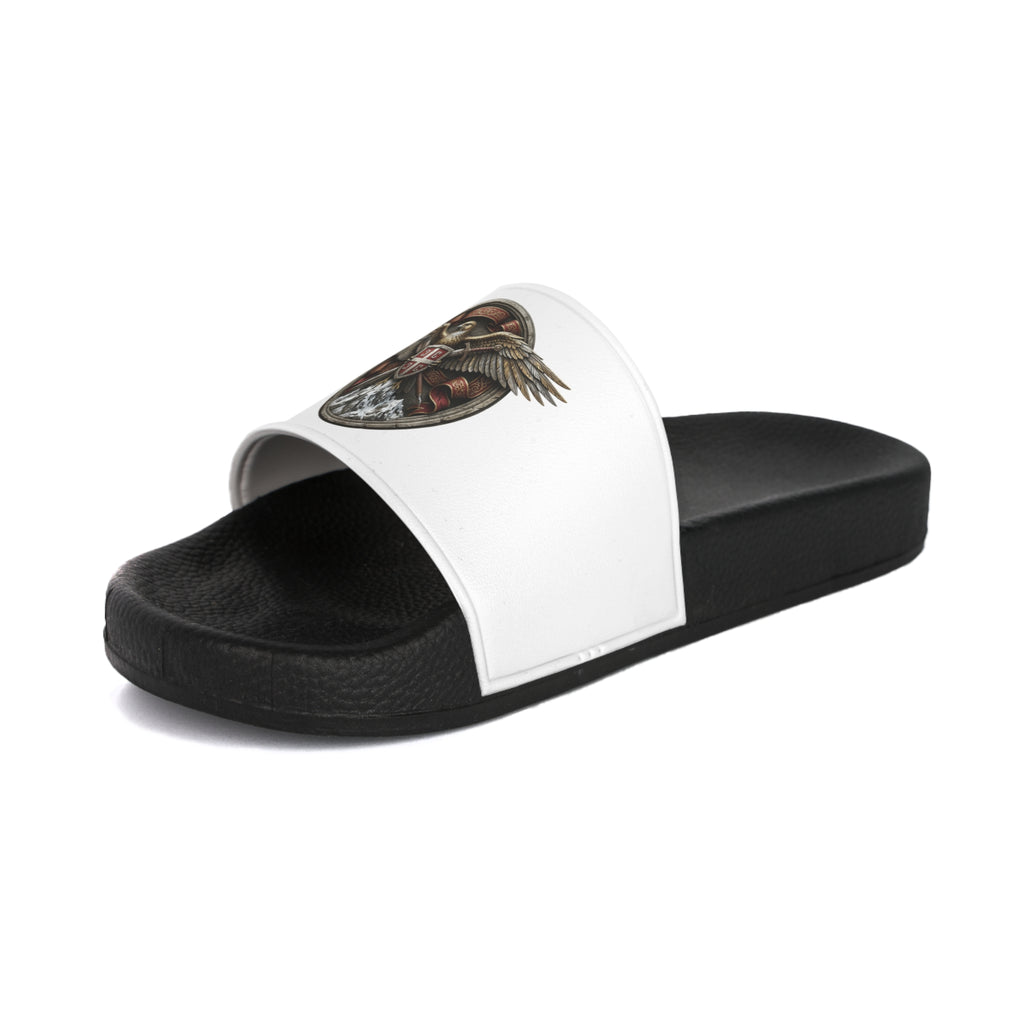 Patriotic Eagle Men’s Slide Sandals – Serbian Eagle Design