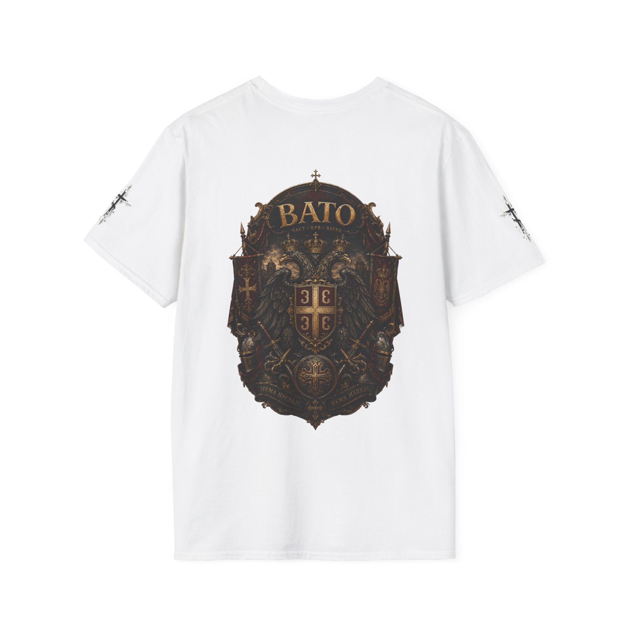 BATO Crest T‑Shirt — Vintage Heraldic Shield Graphic Tee