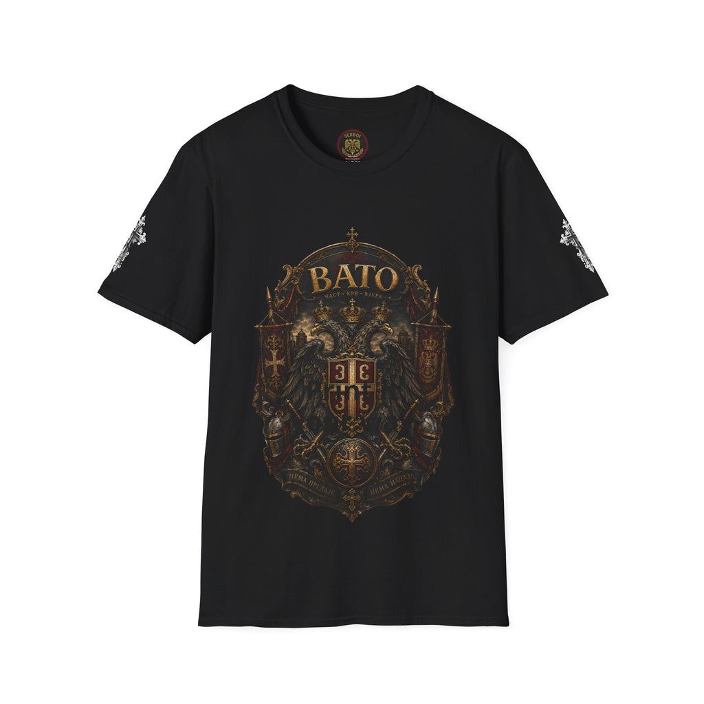 BATO Crest T‑Shirt — Vintage Heraldic Shield Graphic Tee