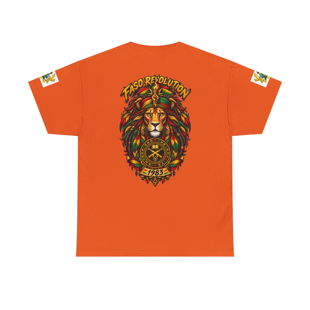 Faso Lion Revolution Tee — Reggae Lion Graphic T-Shirt
