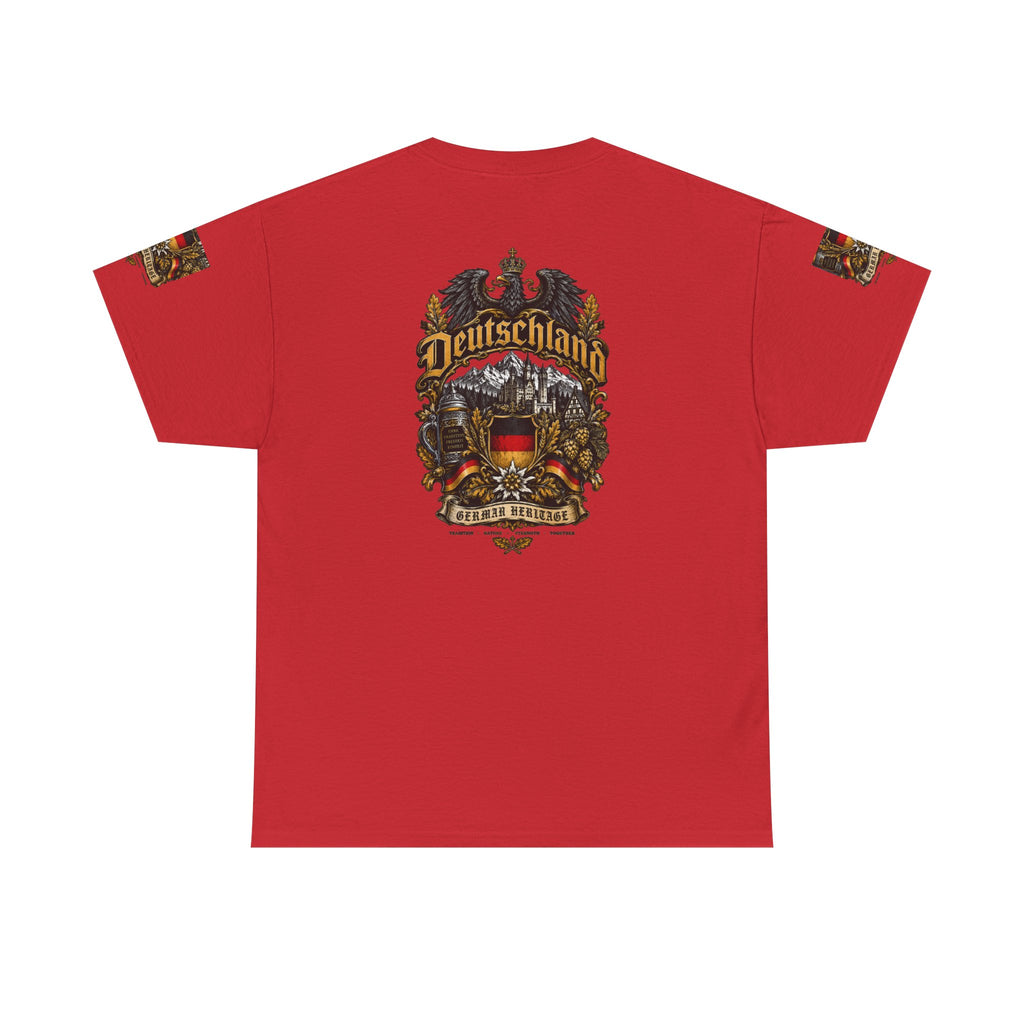 Deutschland Crest T-Shirt — Vintage German Flag Coat of Arms Tee